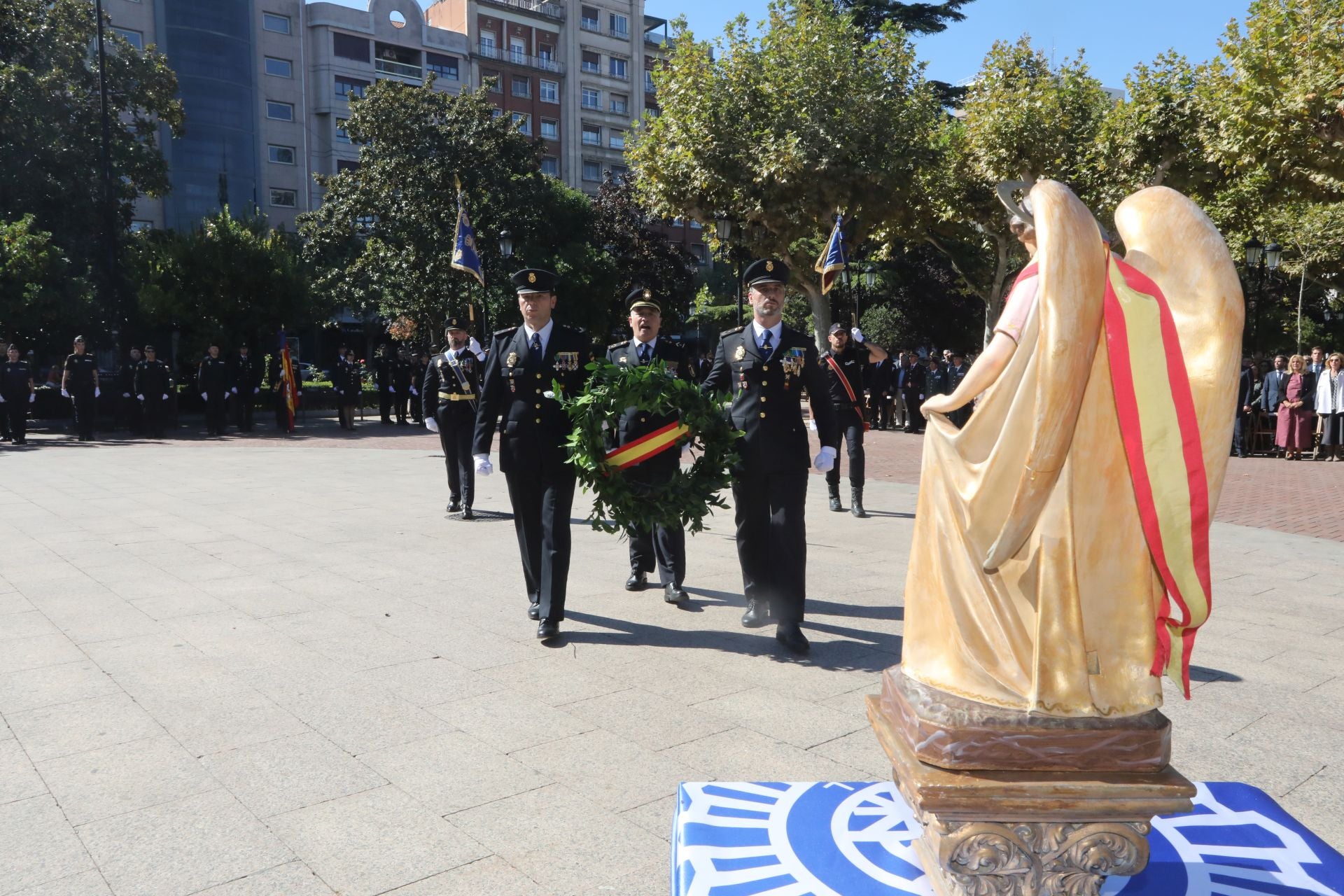 La Policía Nacional se hace sentir en Logroño en los Ángeles Custodios