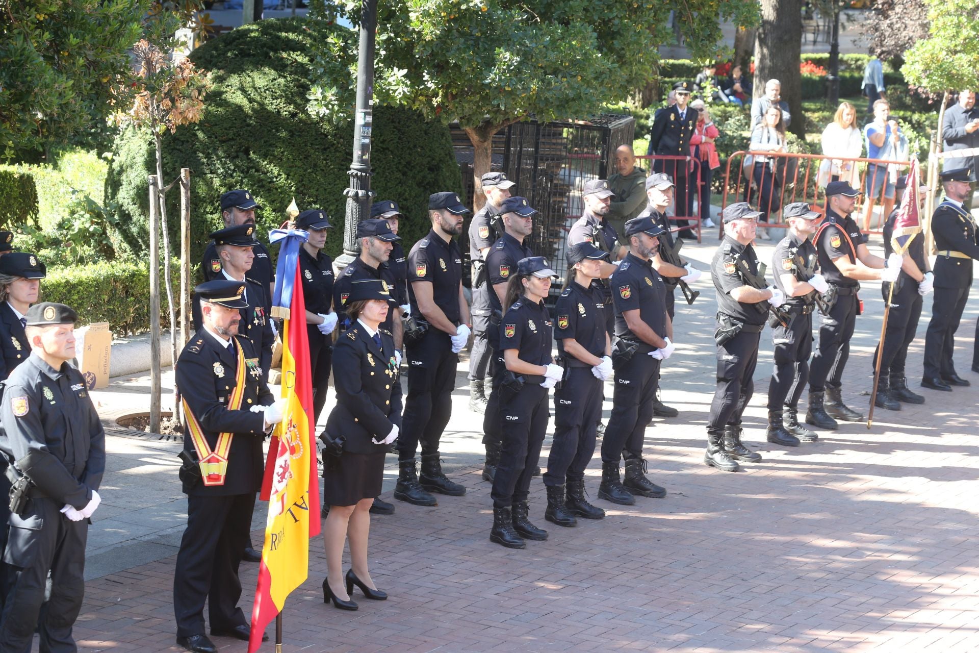 La Policía Nacional se hace sentir en Logroño en los Ángeles Custodios