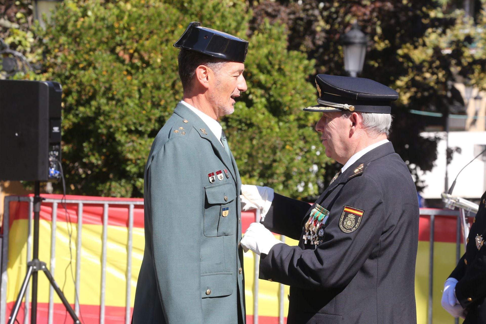 La Policía Nacional se hace sentir en Logroño en los Ángeles Custodios