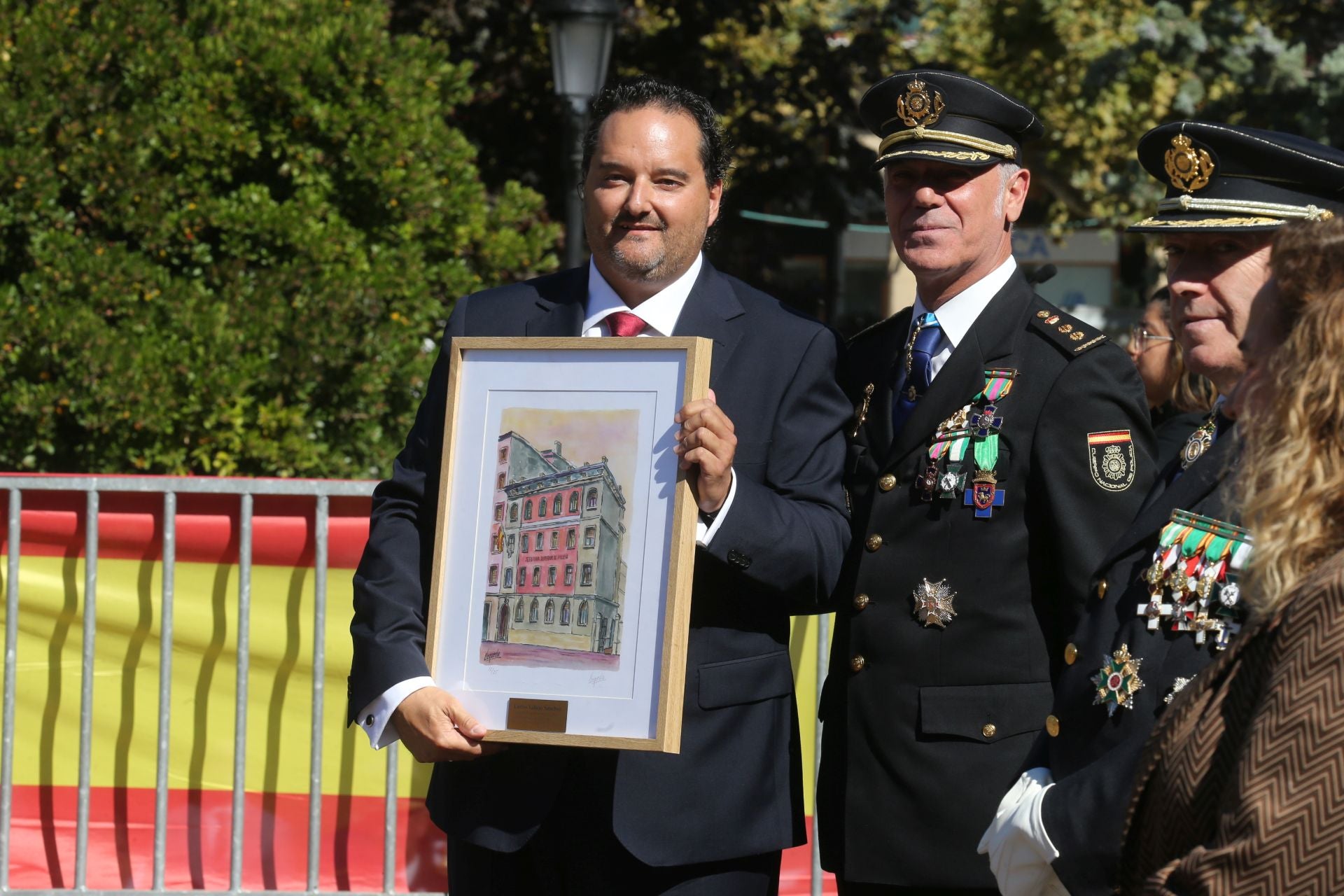 La Policía Nacional se hace sentir en Logroño en los Ángeles Custodios