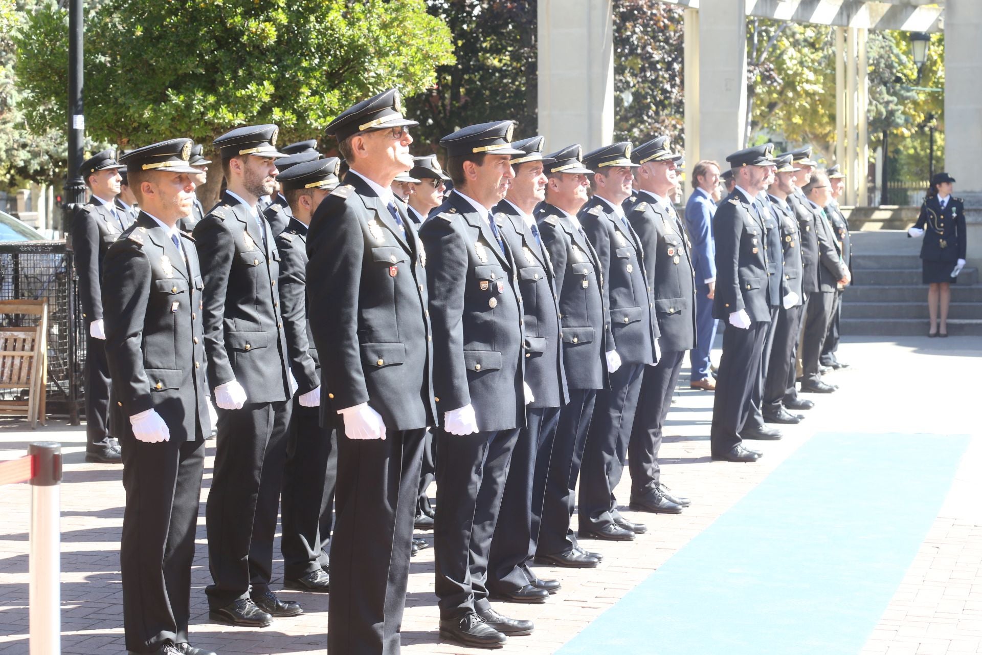 La Policía Nacional se hace sentir en Logroño en los Ángeles Custodios