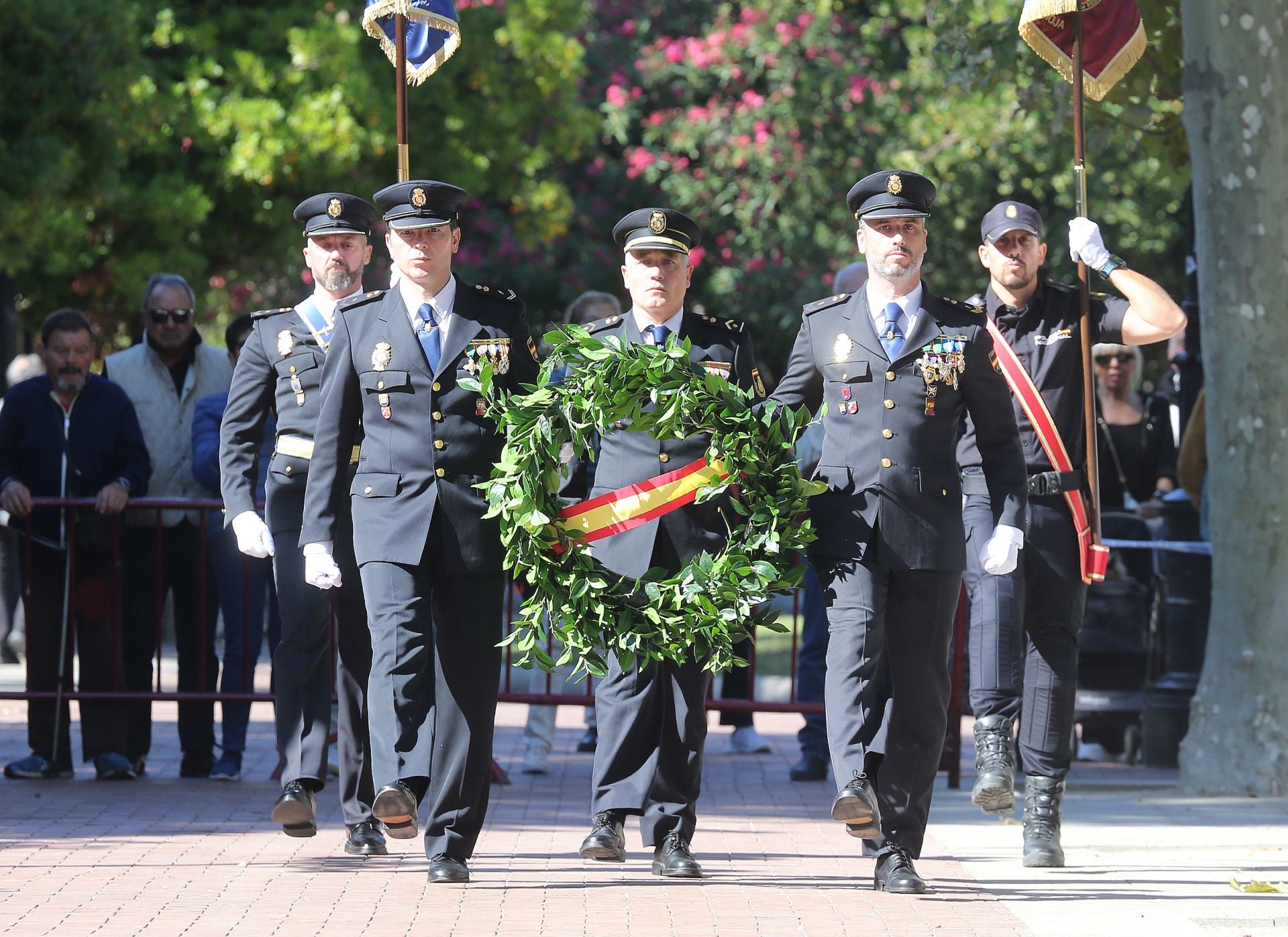 La Policía Nacional se hace sentir en Logroño en los Ángeles Custodios