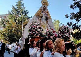 Procesión de la Virgen del Rosario.
