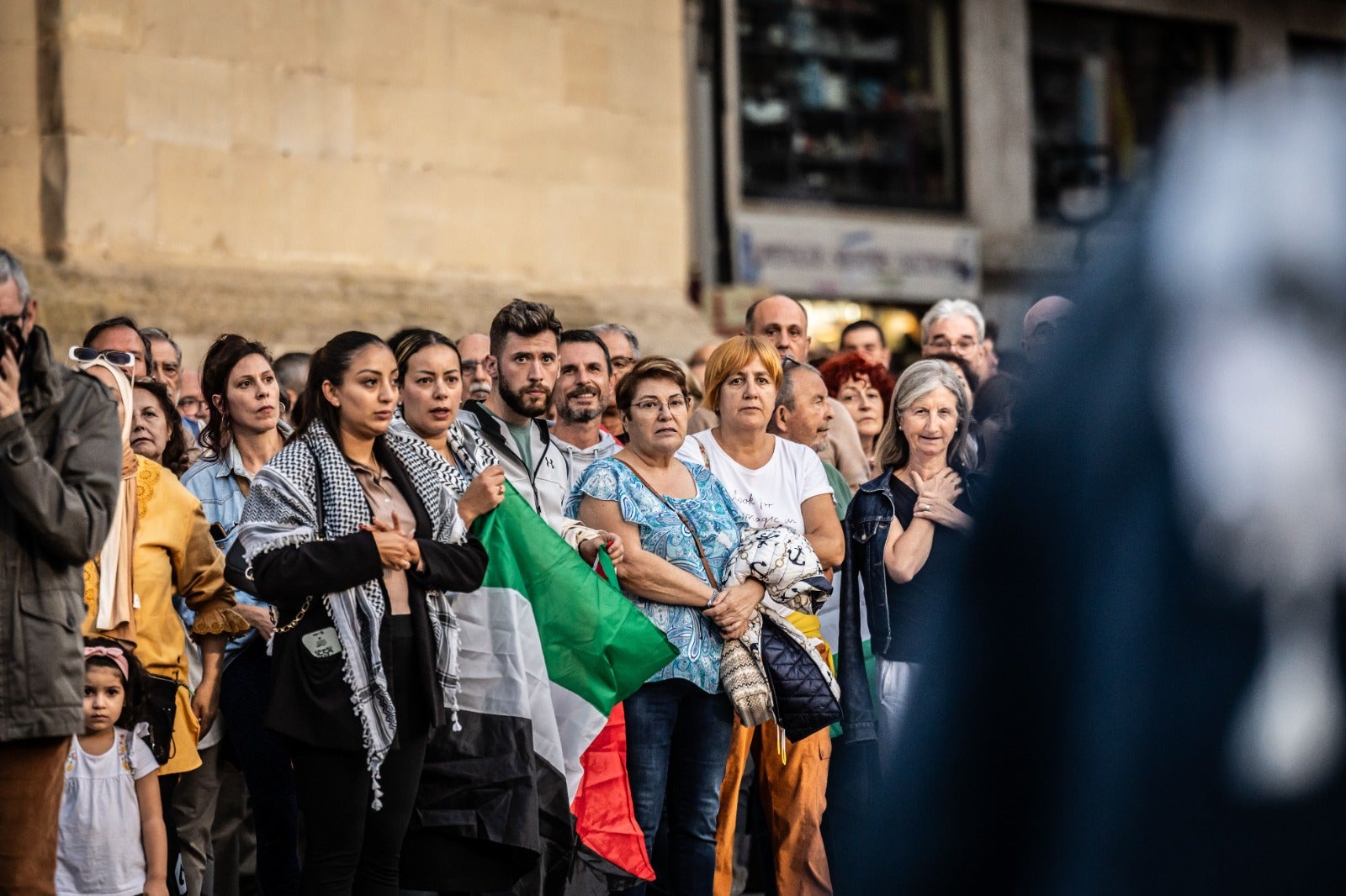 Manifestación en Logroño en apoyo al pueblo palestino