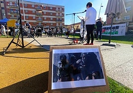 Imagen de niños gazatíes en el acto de este sábado, en el que se leyeron los nombres de 18.500 víctimas infantiles.