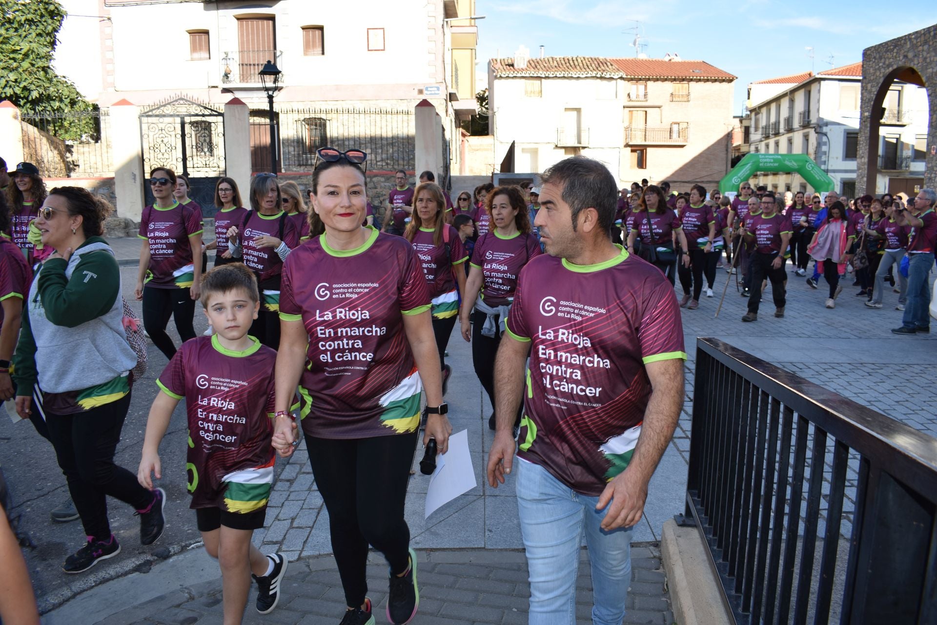 La segunda edición de la marcha contra el cáncer de Igea