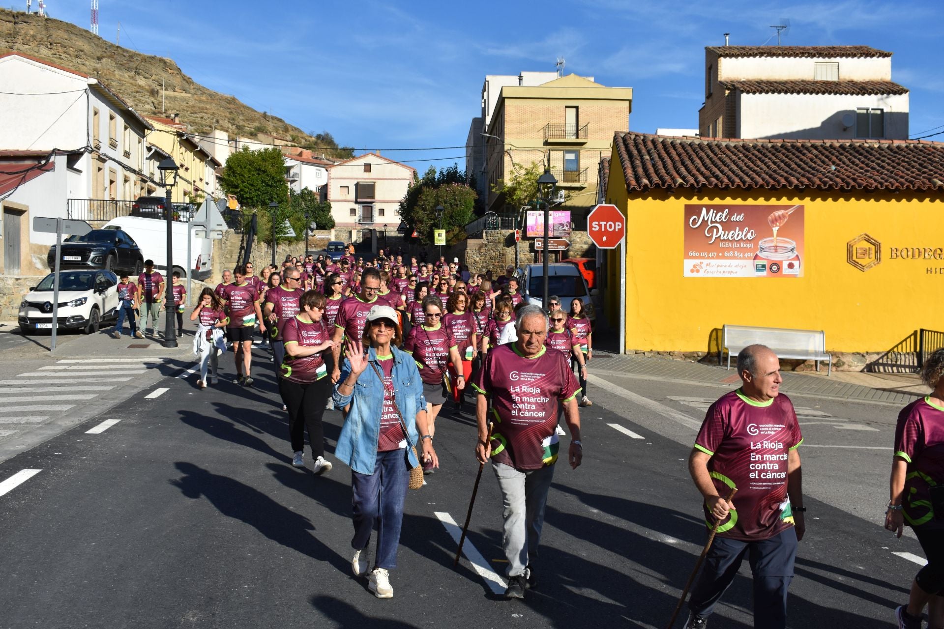 La segunda edición de la marcha contra el cáncer de Igea
