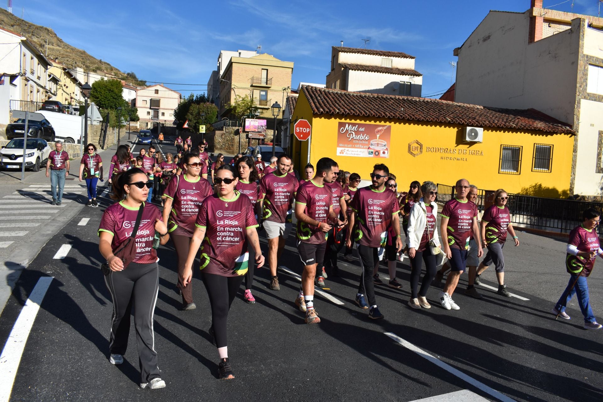 La segunda edición de la marcha contra el cáncer de Igea