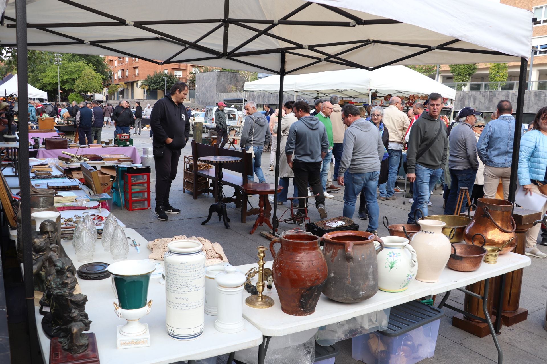 Las imágenes de la Feria de Antigüedades de Arnedo