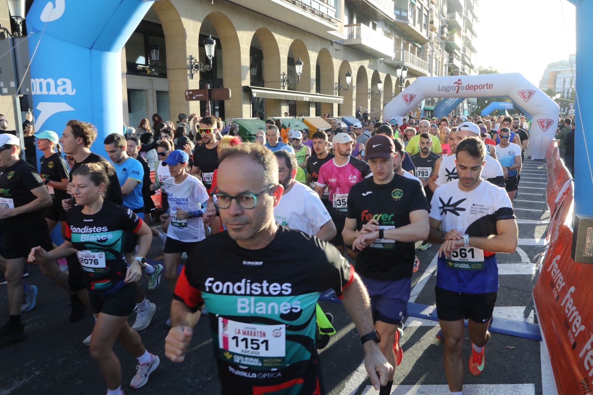 Las imágenes de la Maratón de Logroño