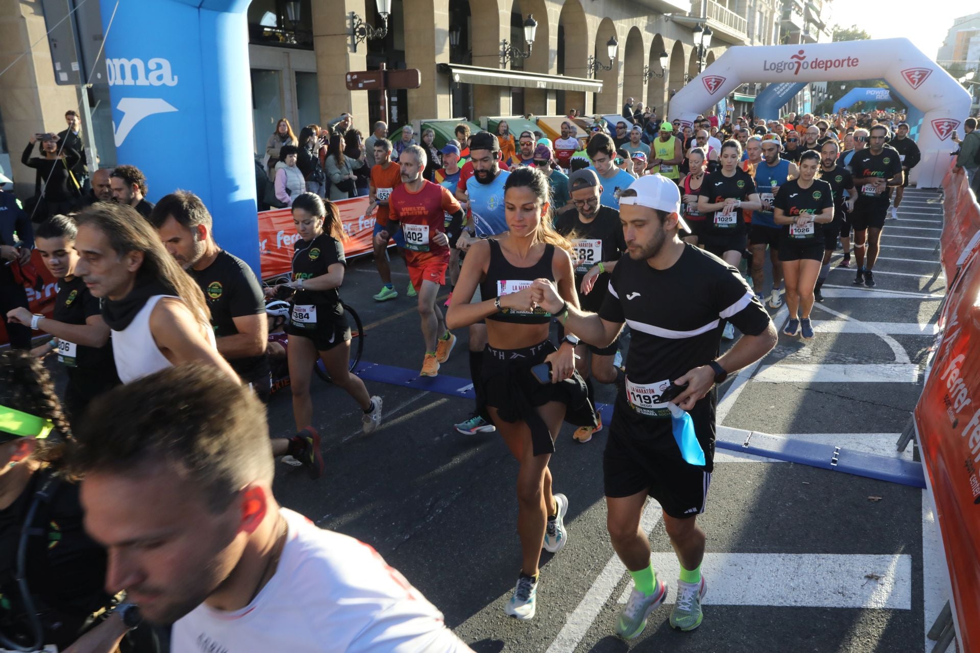 Las imágenes de la Maratón de Logroño