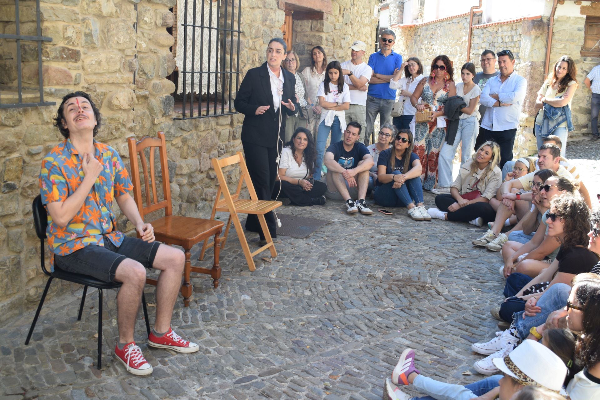 Microteatro por las &#039;Calles Empedradas&#039; de San Román de Cameros