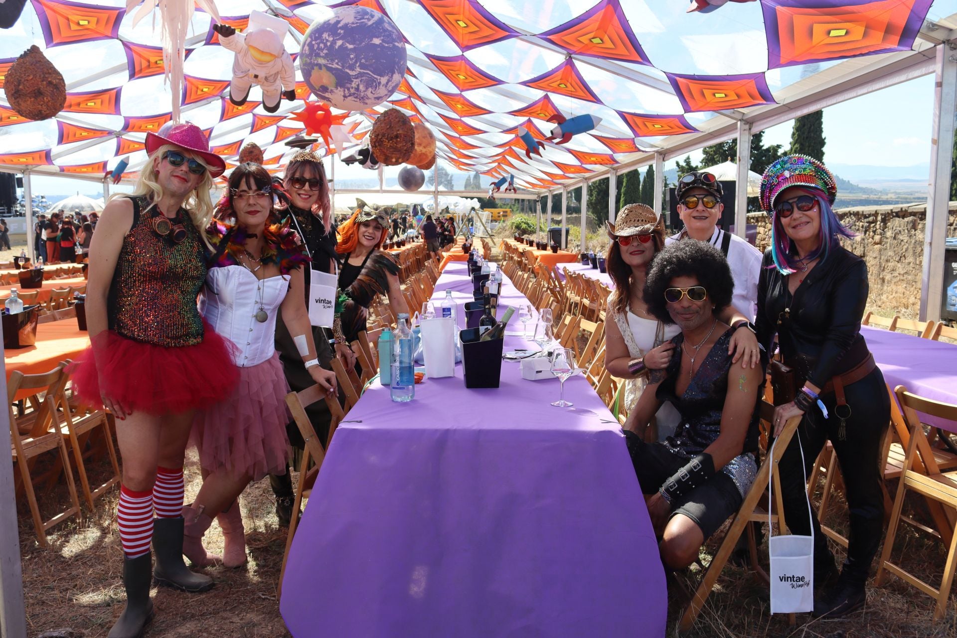 Disfraces, música y buen vino en el Vintae Wine Fest