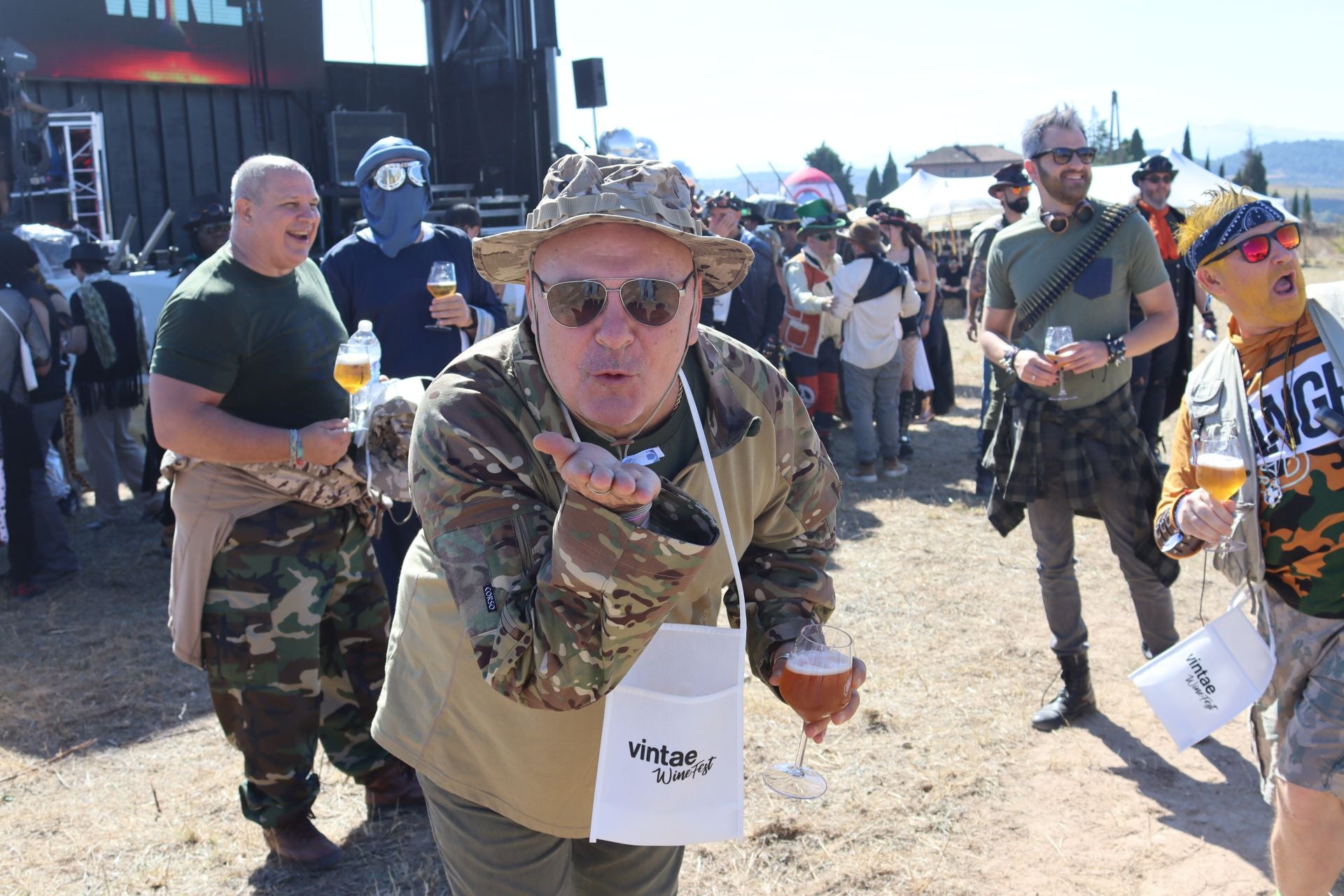 Disfraces, música y buen vino en el Vintae Wine Fest