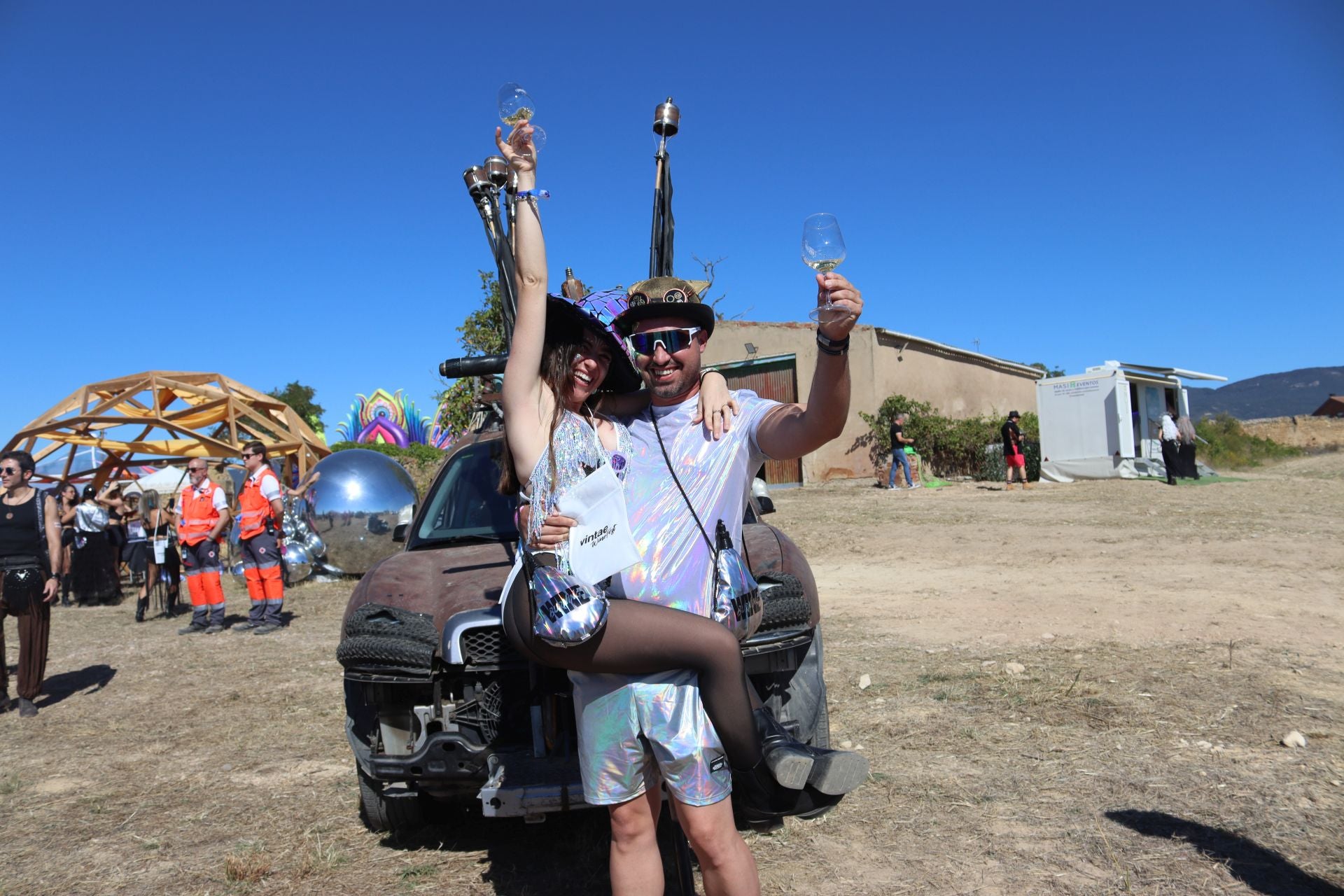 Disfraces, música y buen vino en el Vintae Wine Fest