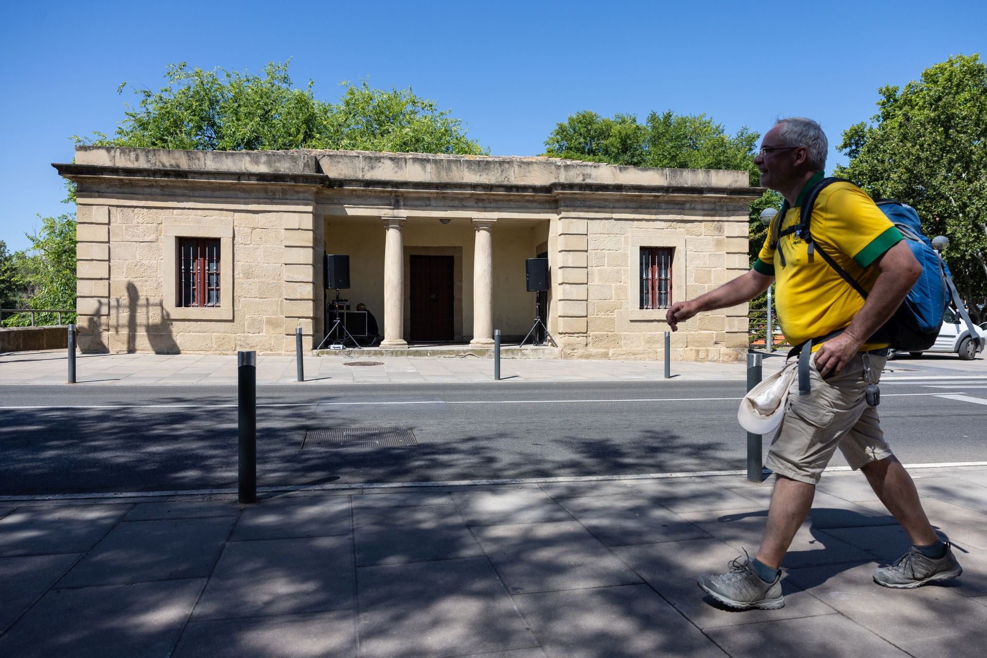 La caseta de peones camineros, pendiente de rehabilitación.