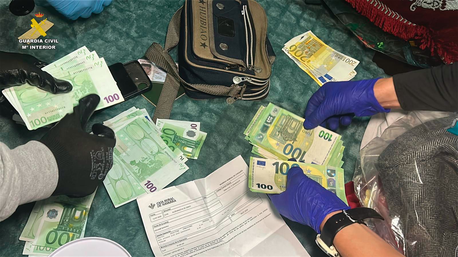 Las imágenes de la operación contra la explotación laboral en La Rioja Baja