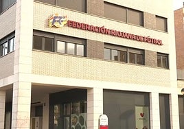 El edificio de la Federación Riojana de Fútbol.