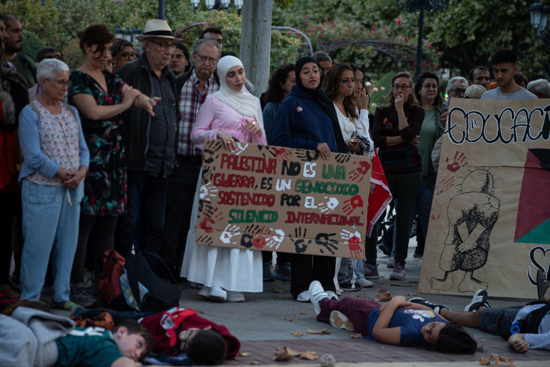 Protesta en Logroño contra la masacre en Gaza