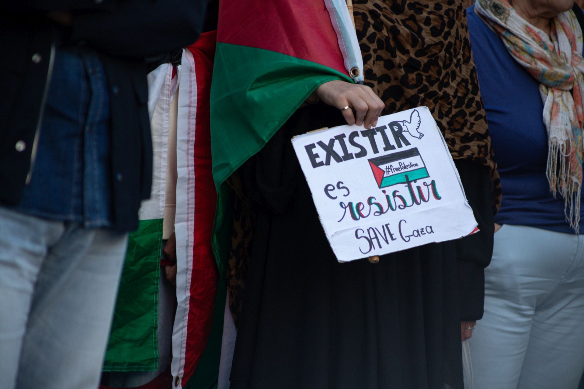 Protesta en Logroño contra la masacre en Gaza