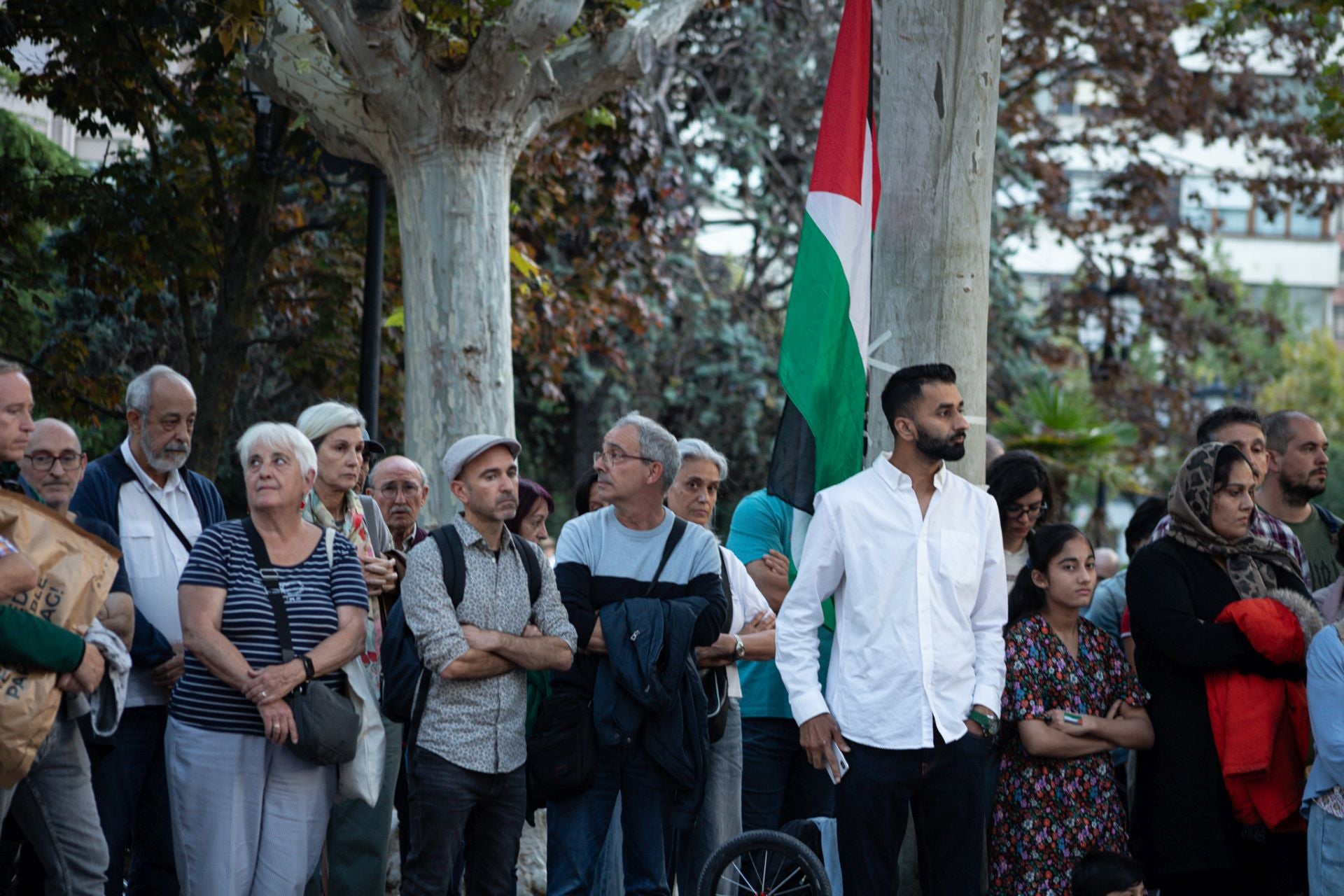 Protesta en Logroño contra la masacre en Gaza