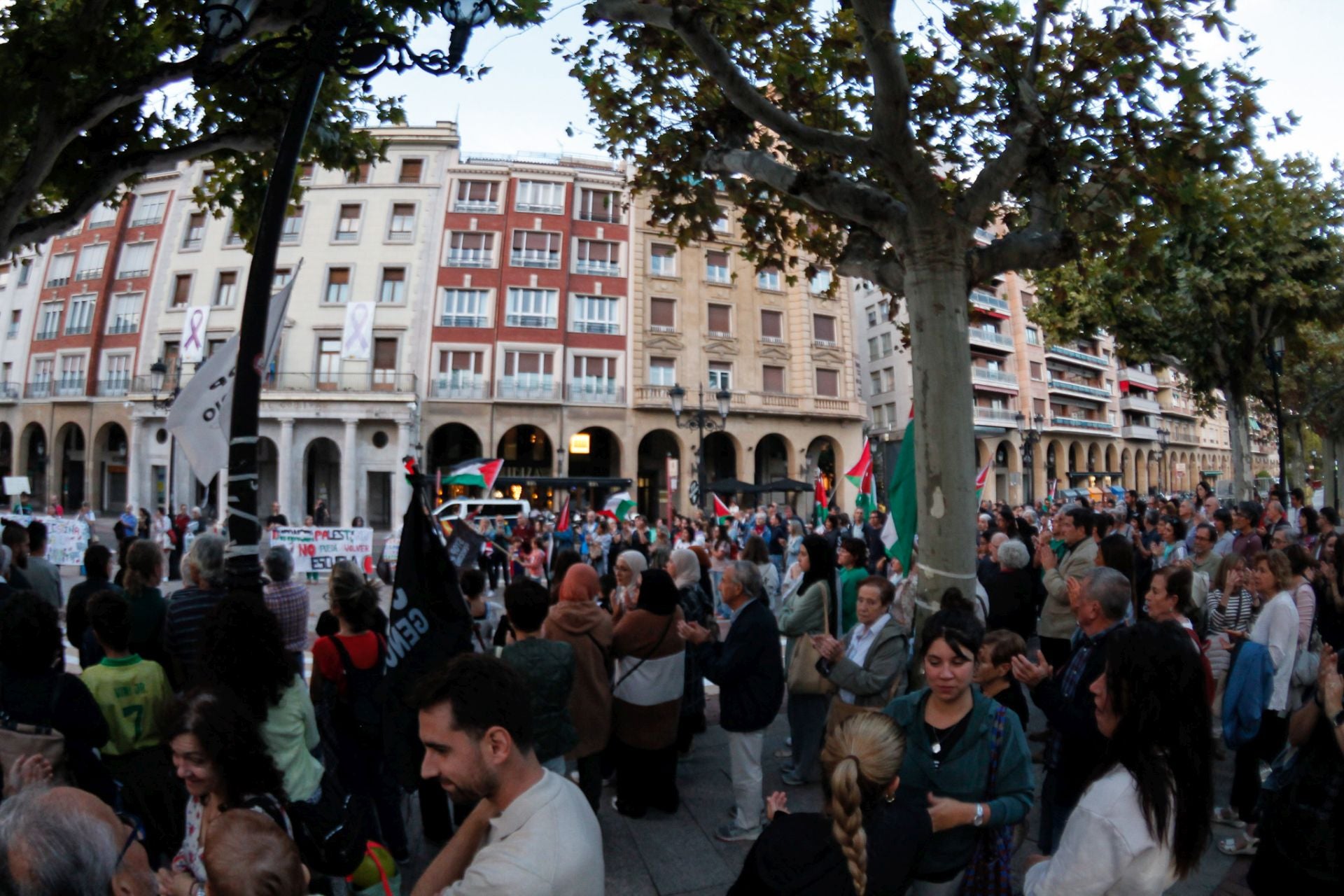 Protesta en Logroño contra la masacre en Gaza