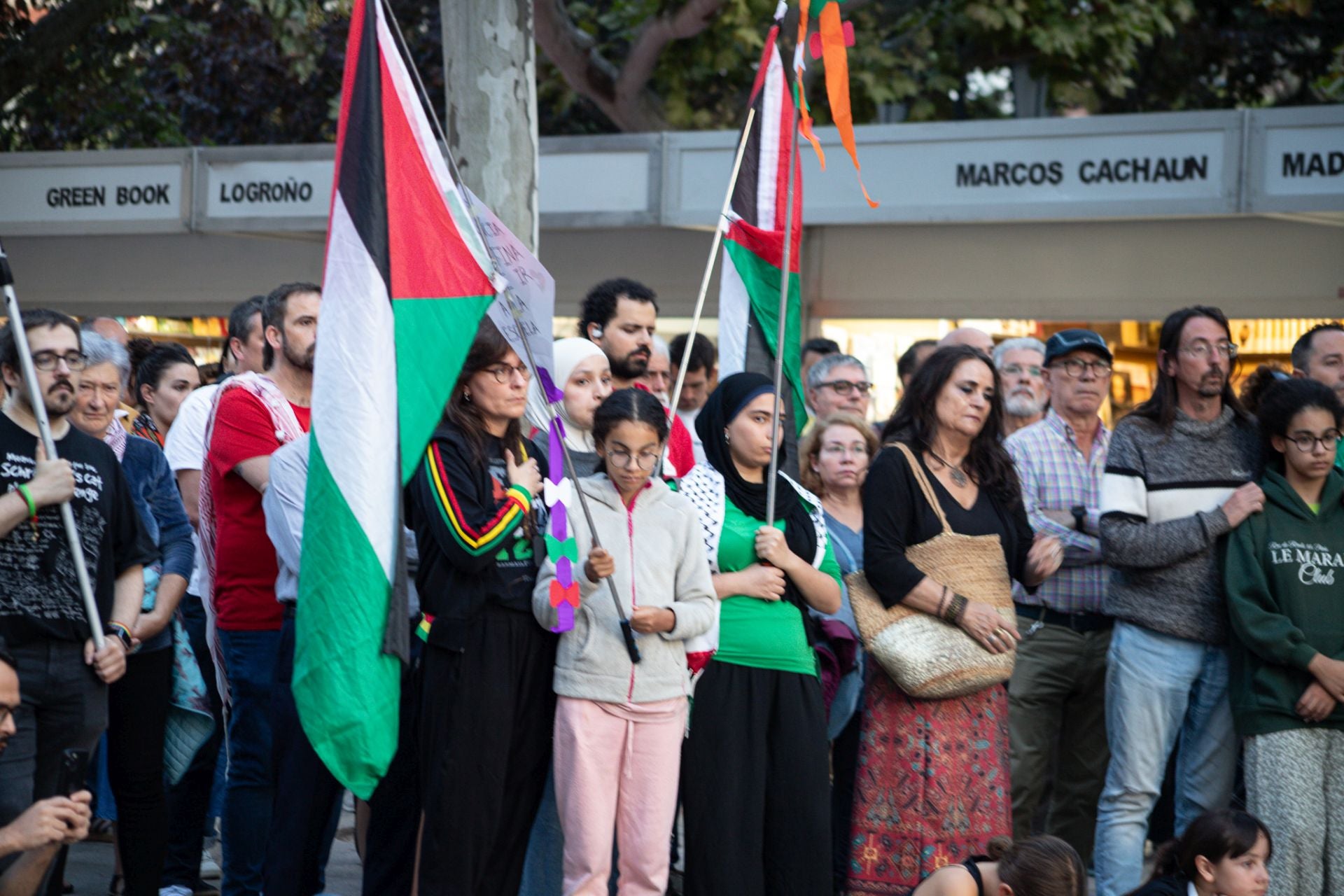 Protesta en Logroño contra la masacre en Gaza