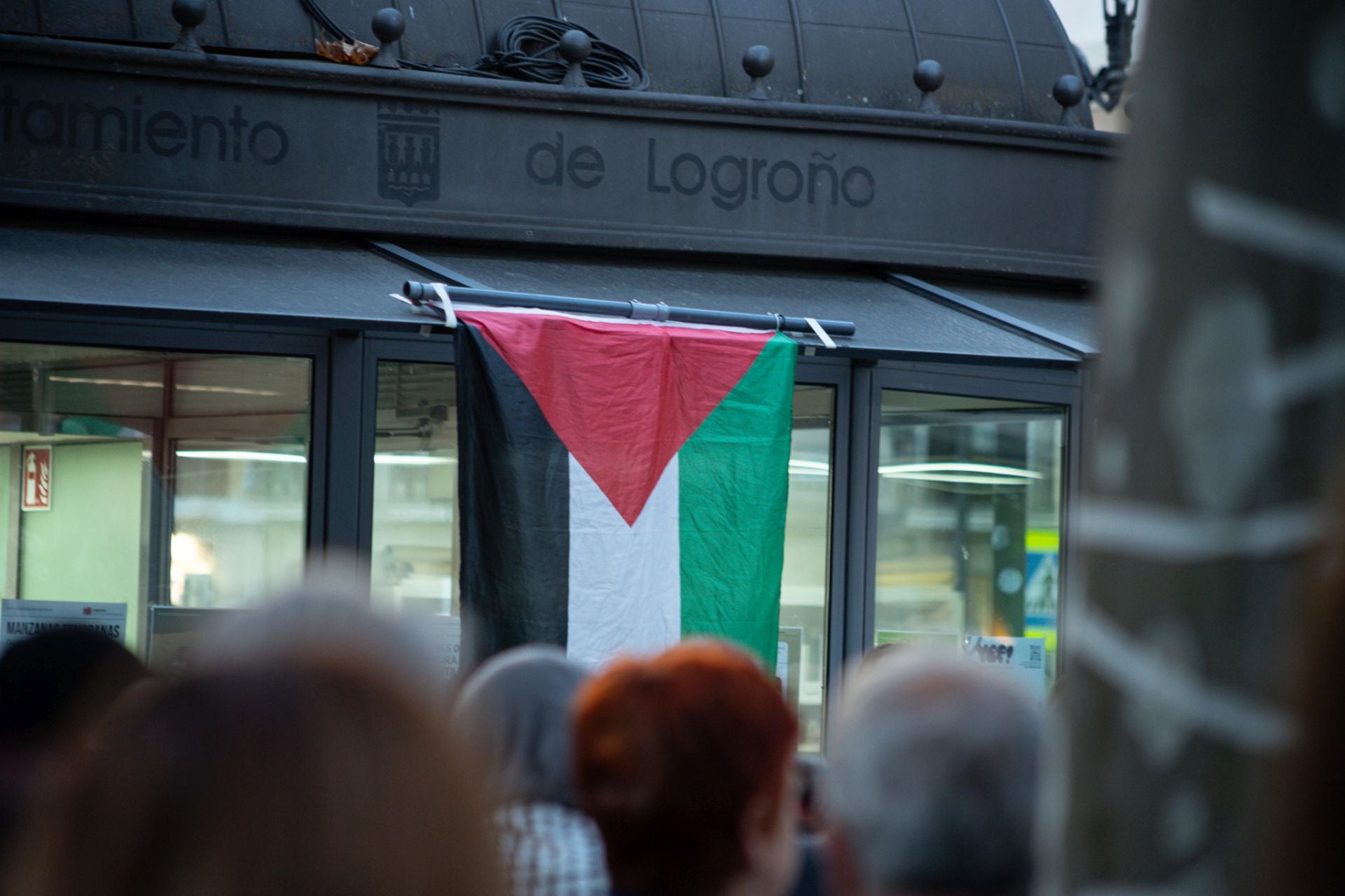 Protesta en Logroño contra la masacre en Gaza