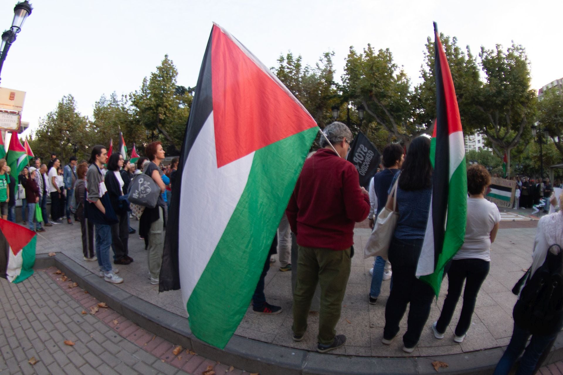 Protesta en Logroño contra la masacre en Gaza