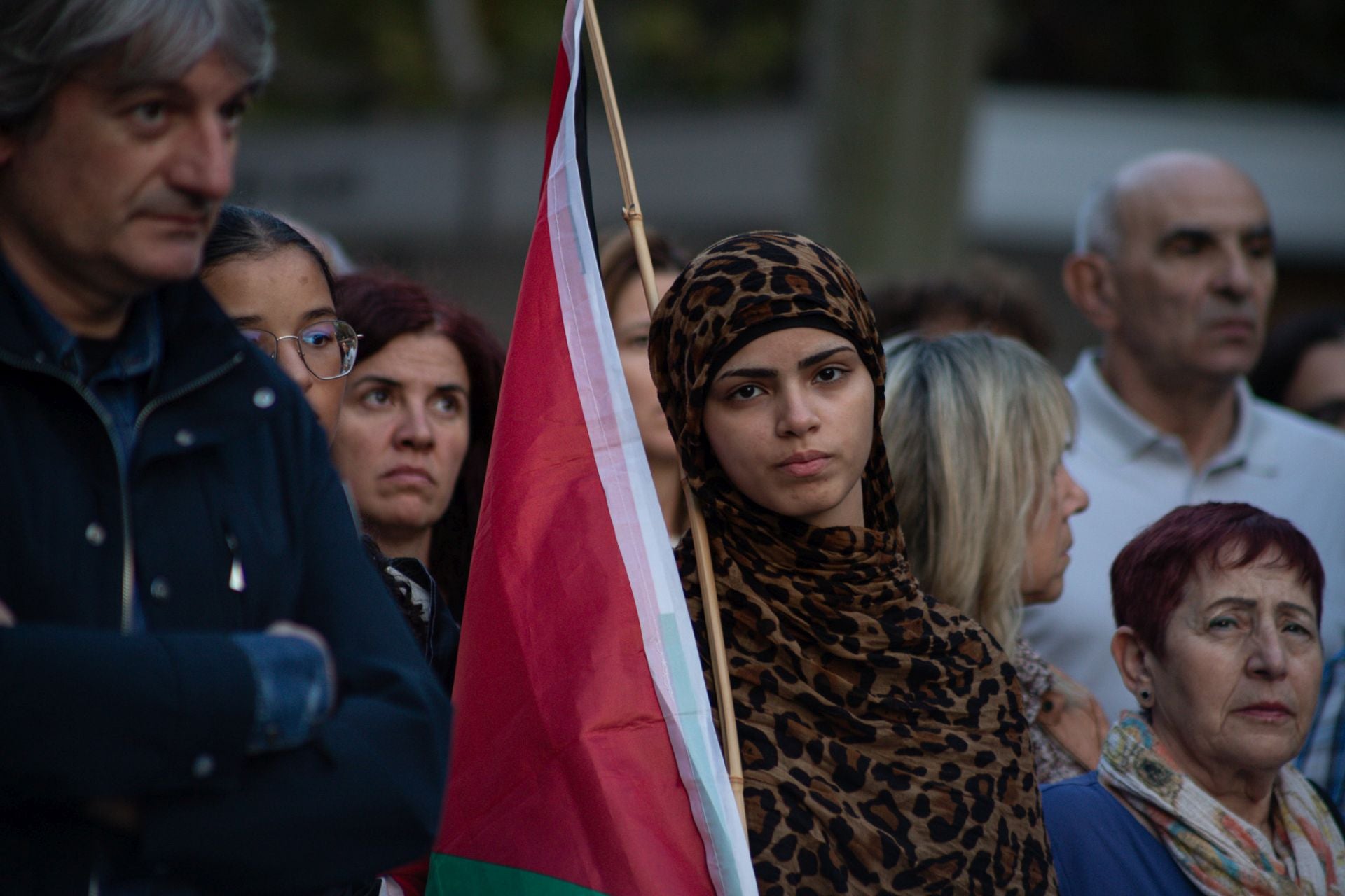 Protesta en Logroño contra la masacre en Gaza