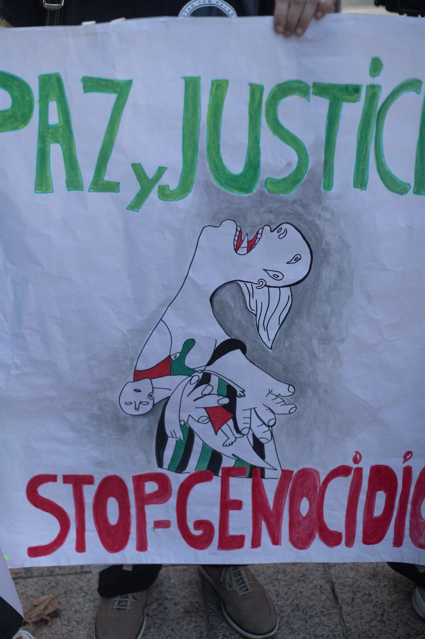 Protesta en Logroño contra la masacre en Gaza