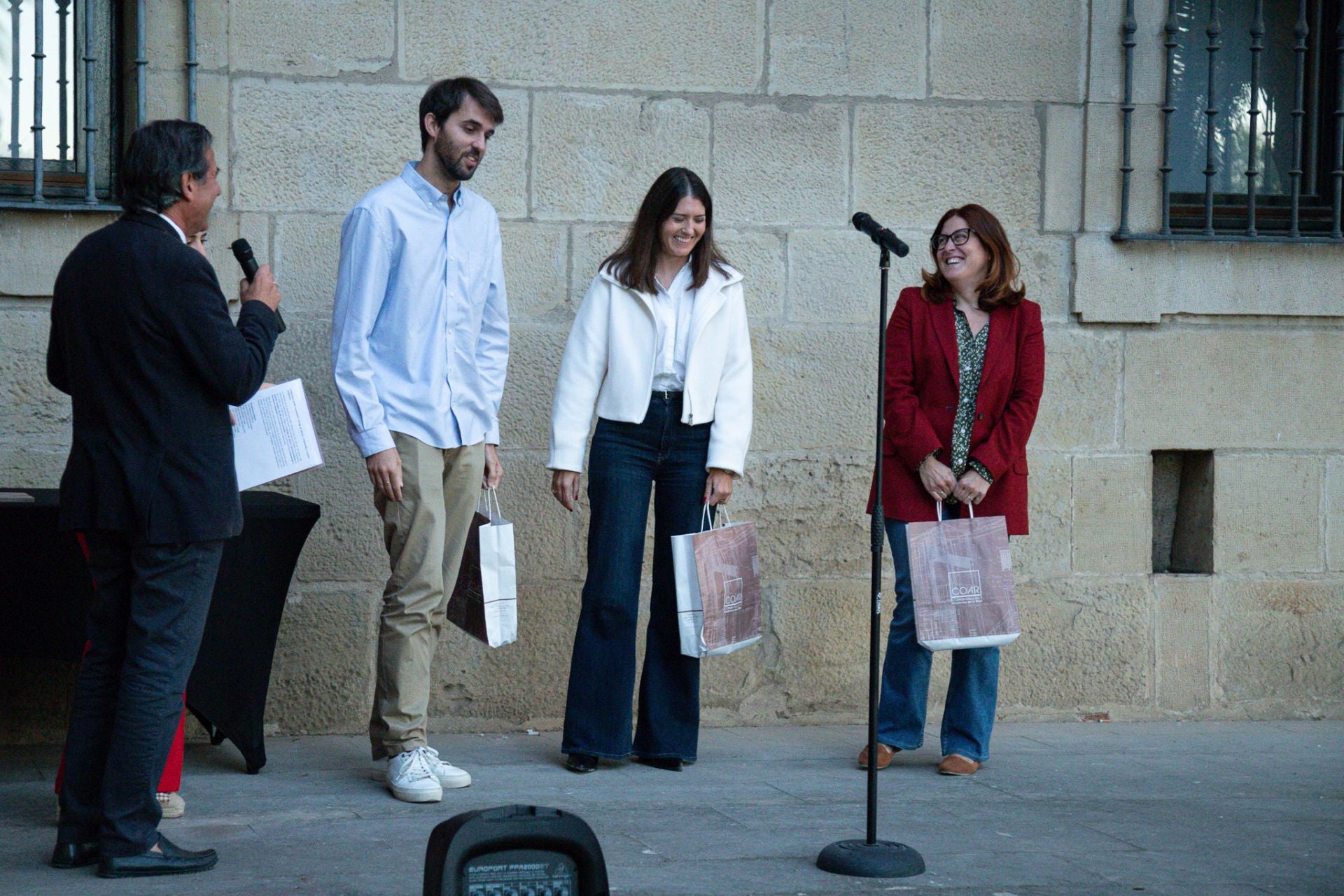 Las imágenes del homenaje a los arquitectos