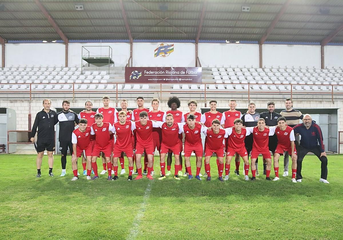 La selección riojana en una convocatoria anterior.