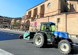 Fuemayor, con la iglesia de Santa María.