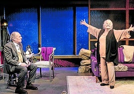 La actriz, en una escena de 'Camino a La Meca' con Carlos Olalla.