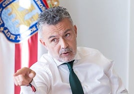 Conrado Escobar, durante la entrevista con Diario LA RIOJA, donde en la previa aseguró que nada en toda su vida política es comparable a ser alcalde de Logroño.