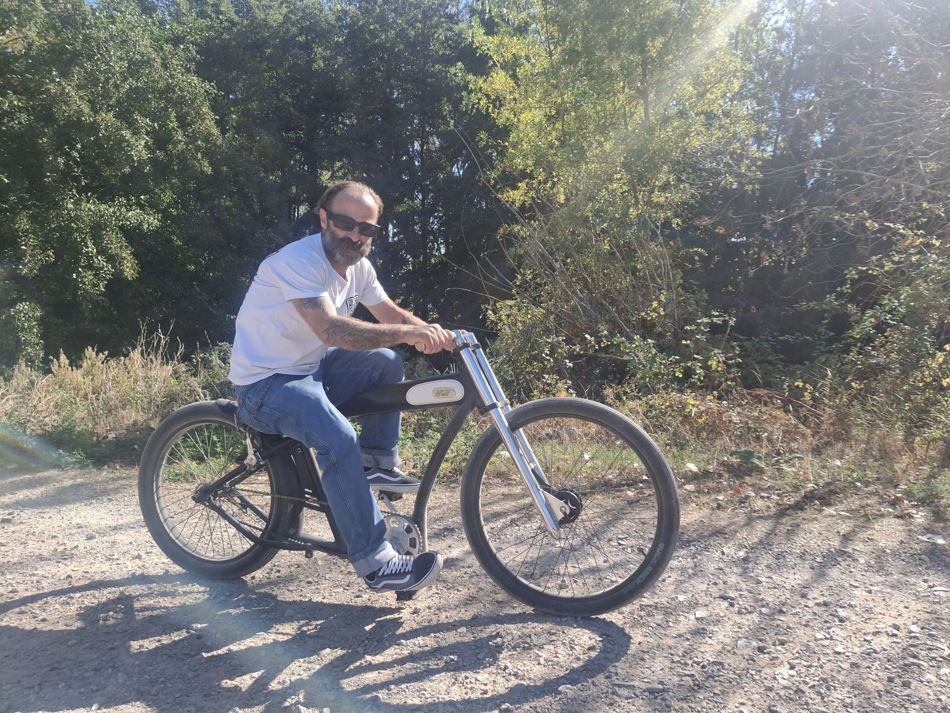 De paseo por Logroño con las bicicletas customizadas