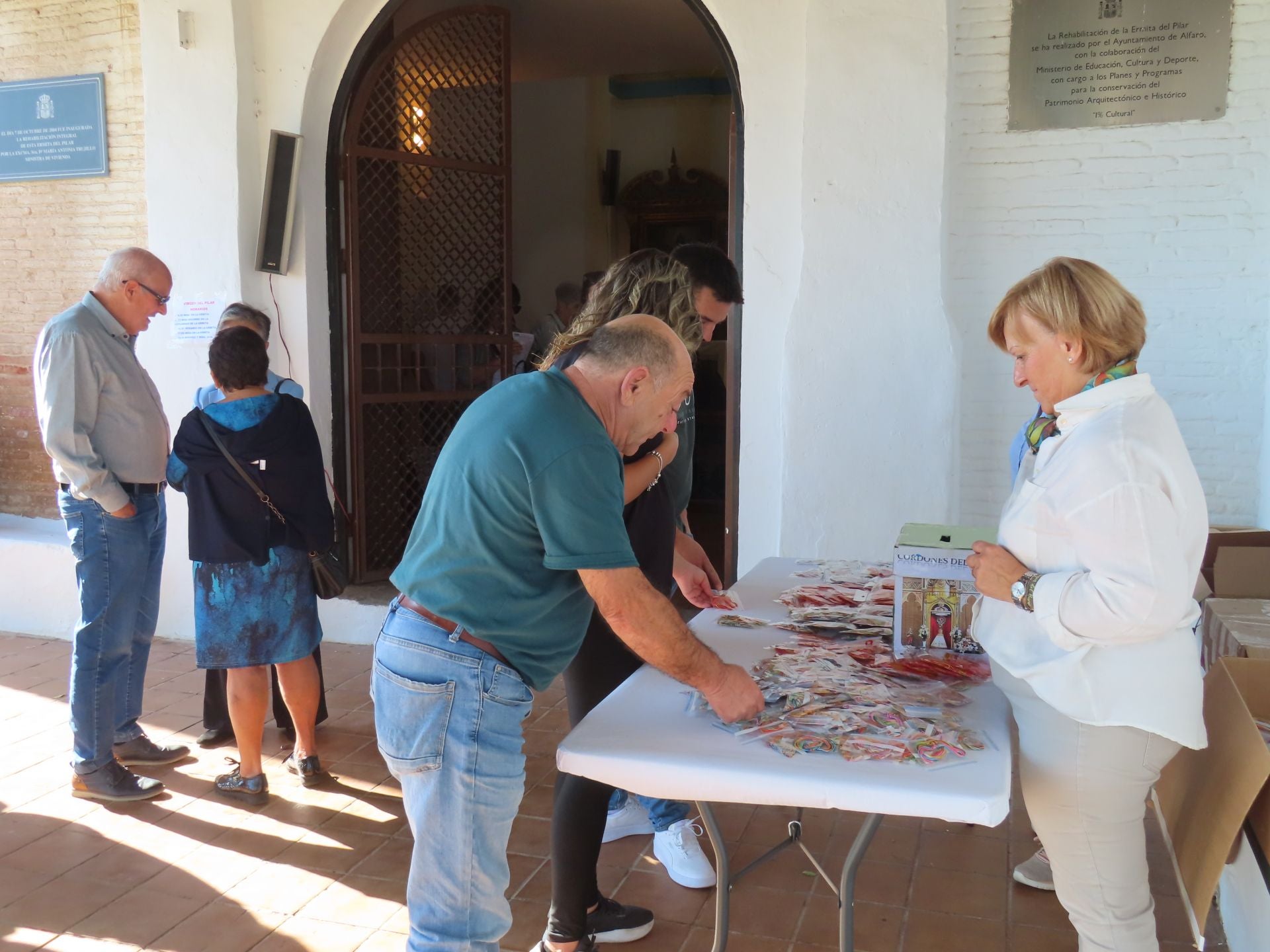 Alfaro celebra la romería a la ermita de la Virgen del Pilar