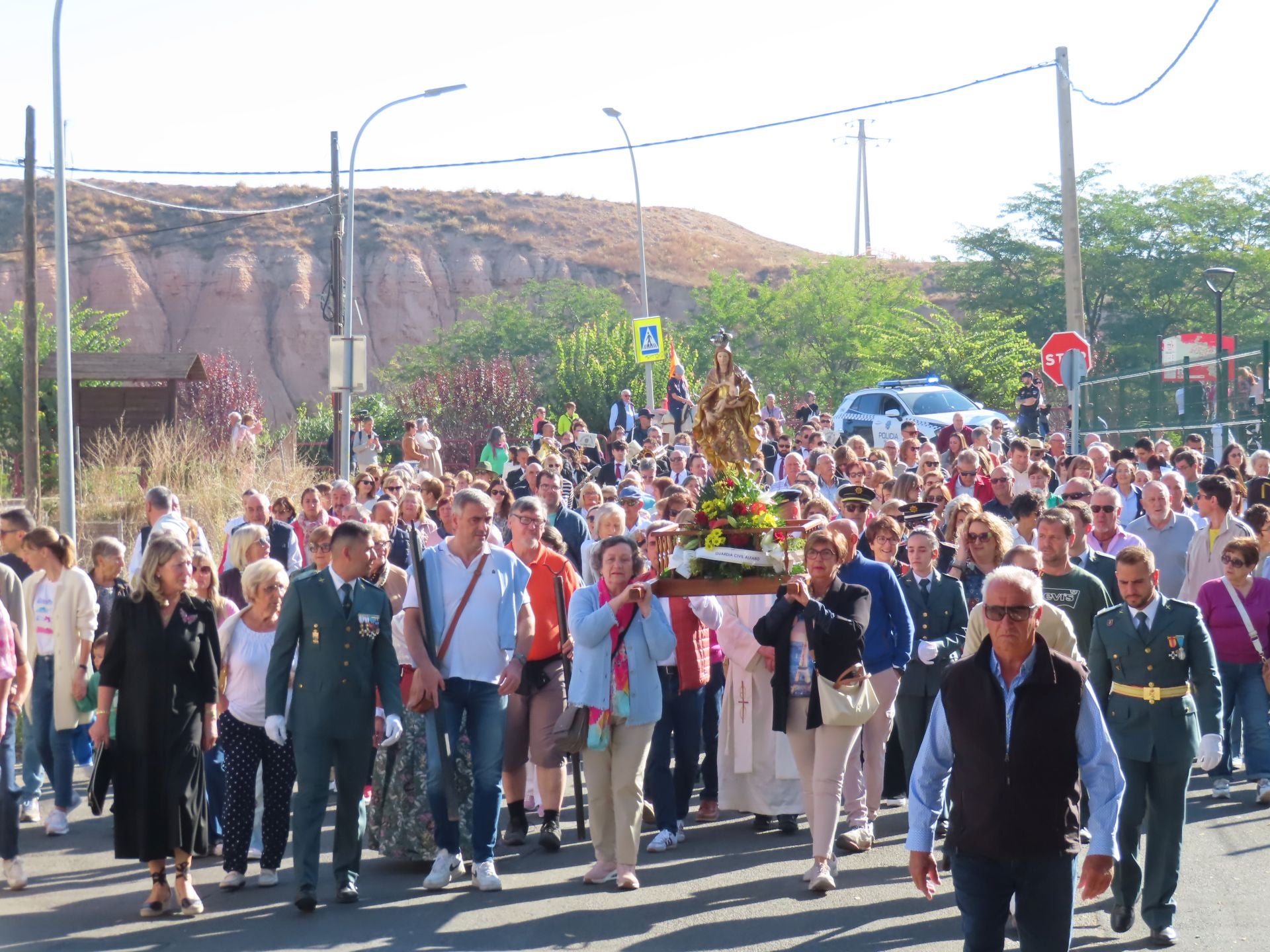 Alfaro celebra la romería a la ermita de la Virgen del Pilar