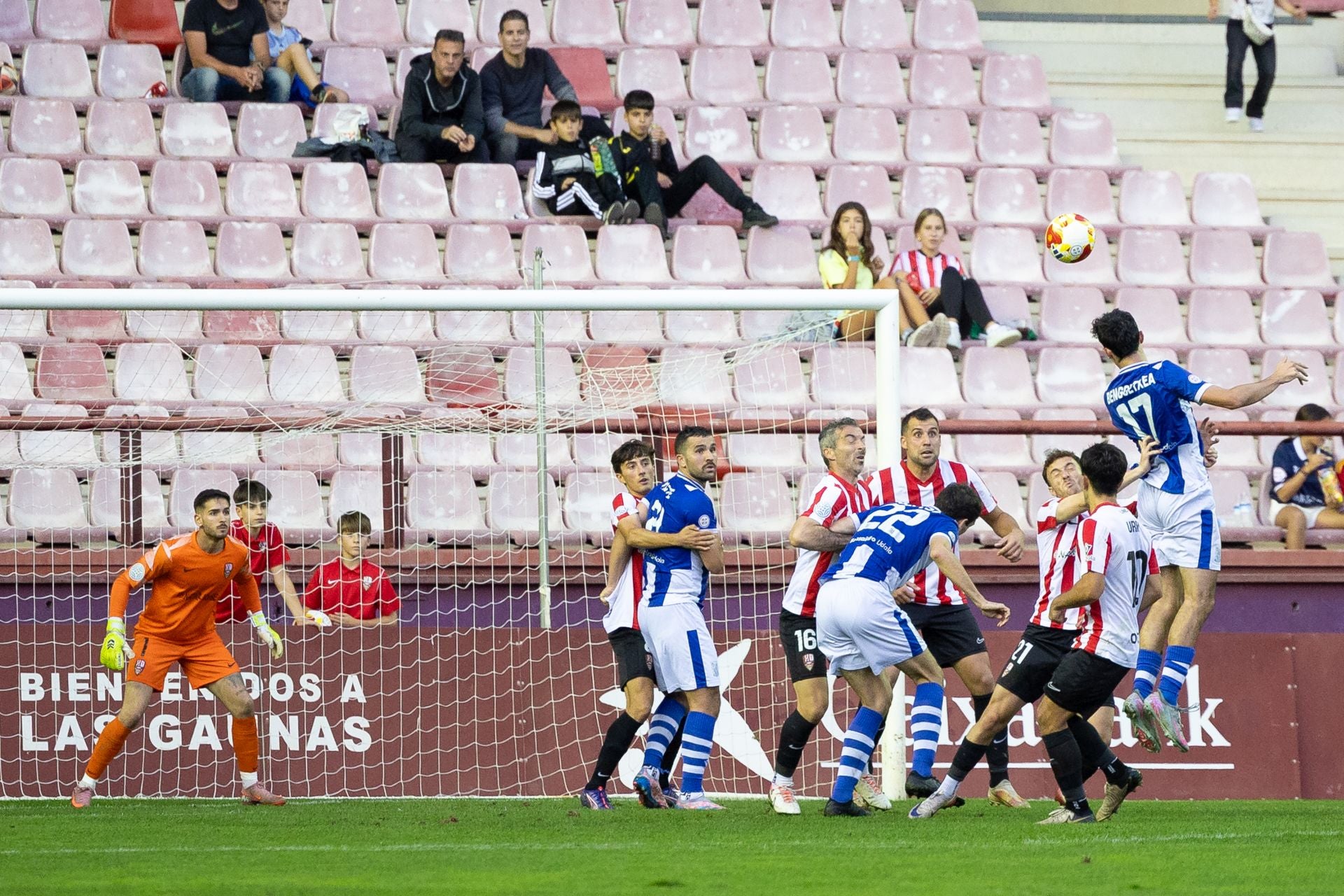 La UD Logroñés gana al Beasain en Las Gaunas