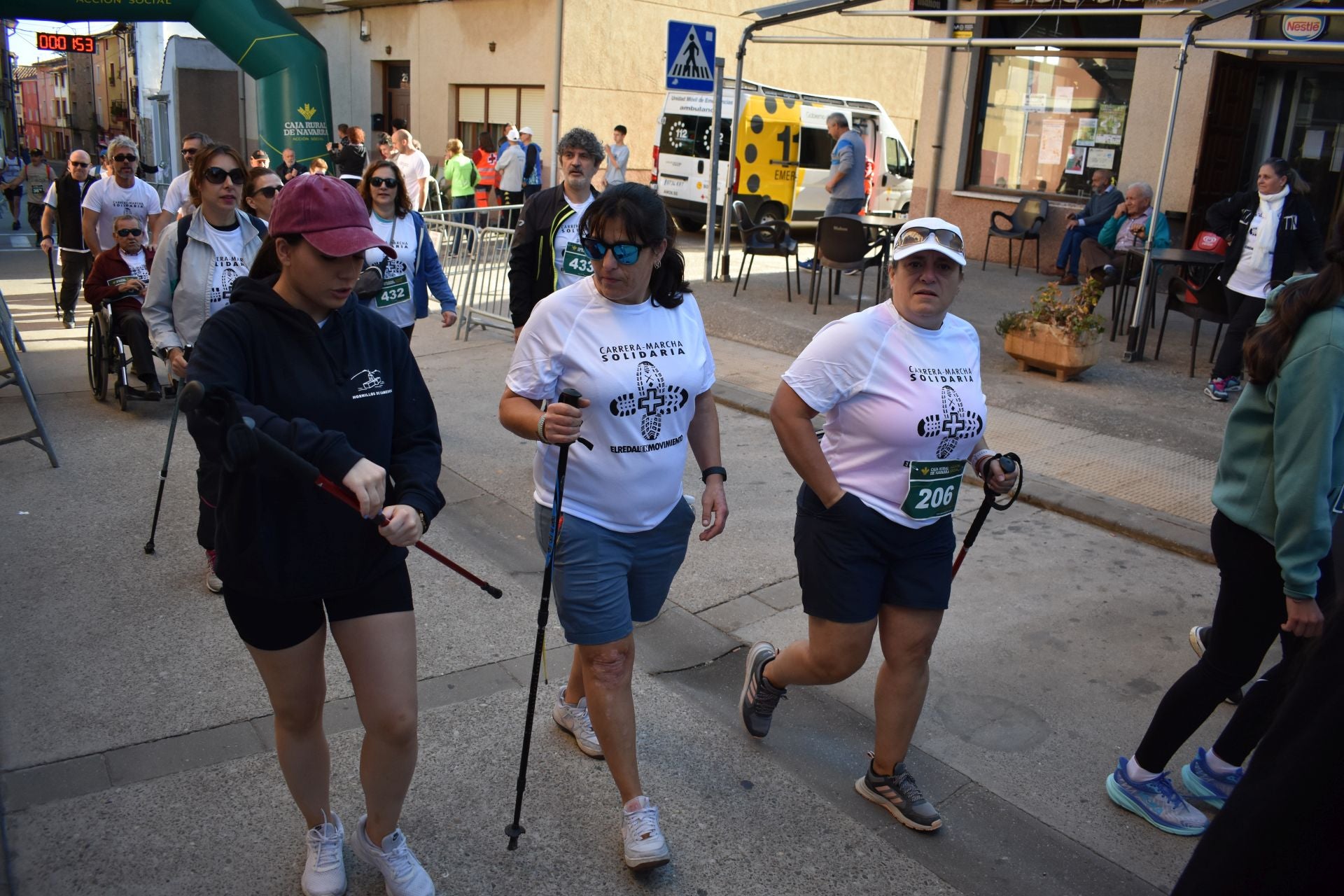 Las imágenes de la carrera y marcha solidaria en El Redal