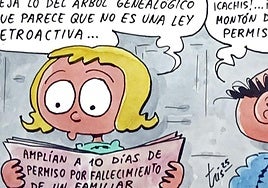 La ampliación del permiso por fallecimiento de un familiar, según Tris