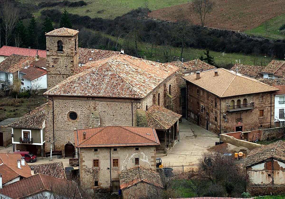 Iglesia parroquial de San Román, en Matute.