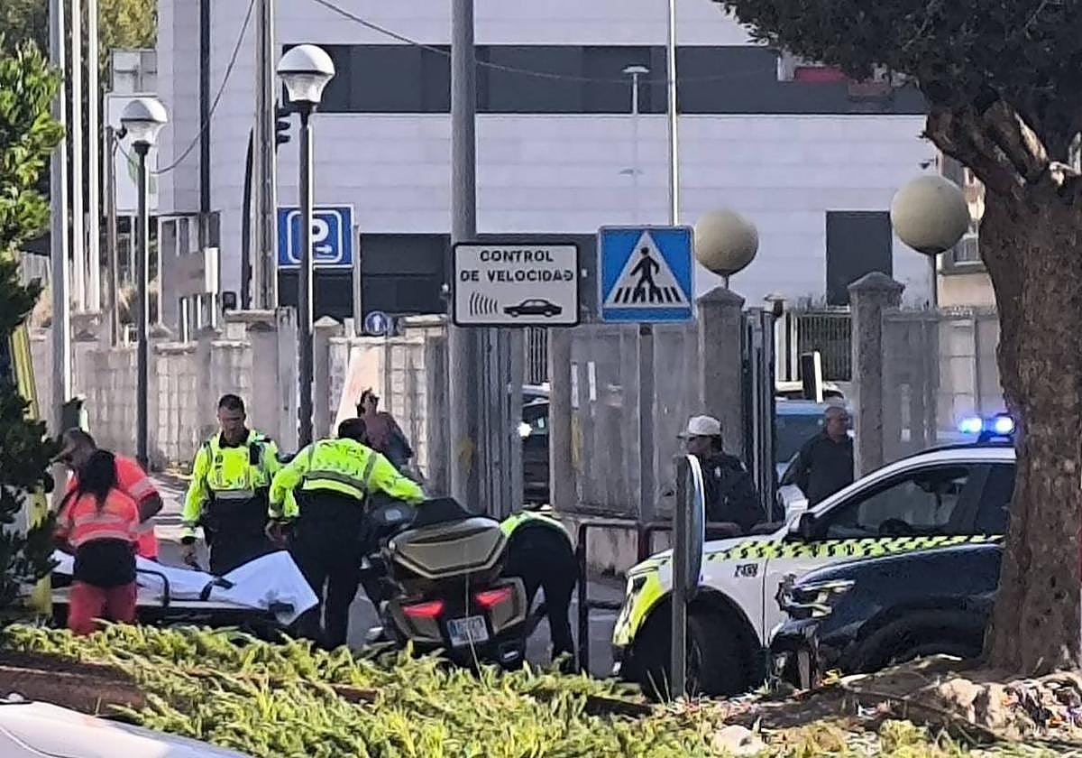 Herido un motorista en Logroño tras sufrir una colisión con un turismo