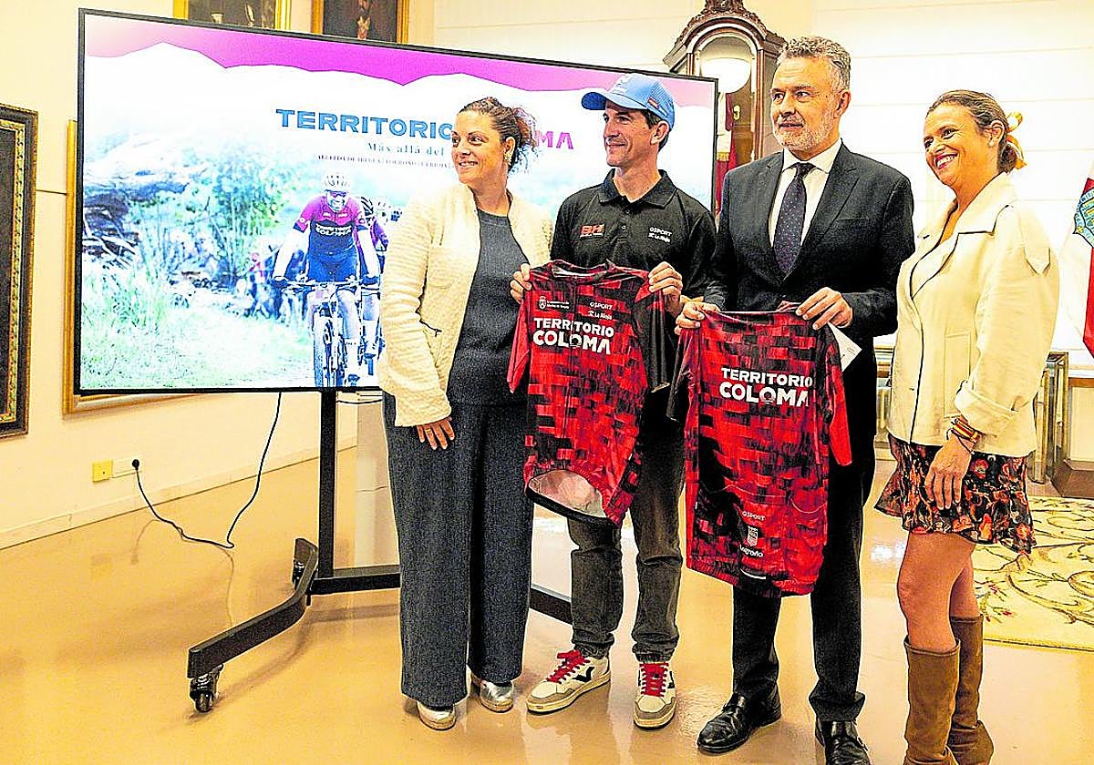 María del Bueyo Gómez (Albelda), Carlos Coloma, Conrado Escobar y Raquel Arrieta (Nalda).