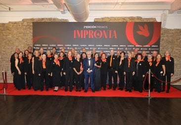 Las imágenes de los instantes previos a la gala de los Premios Impronta