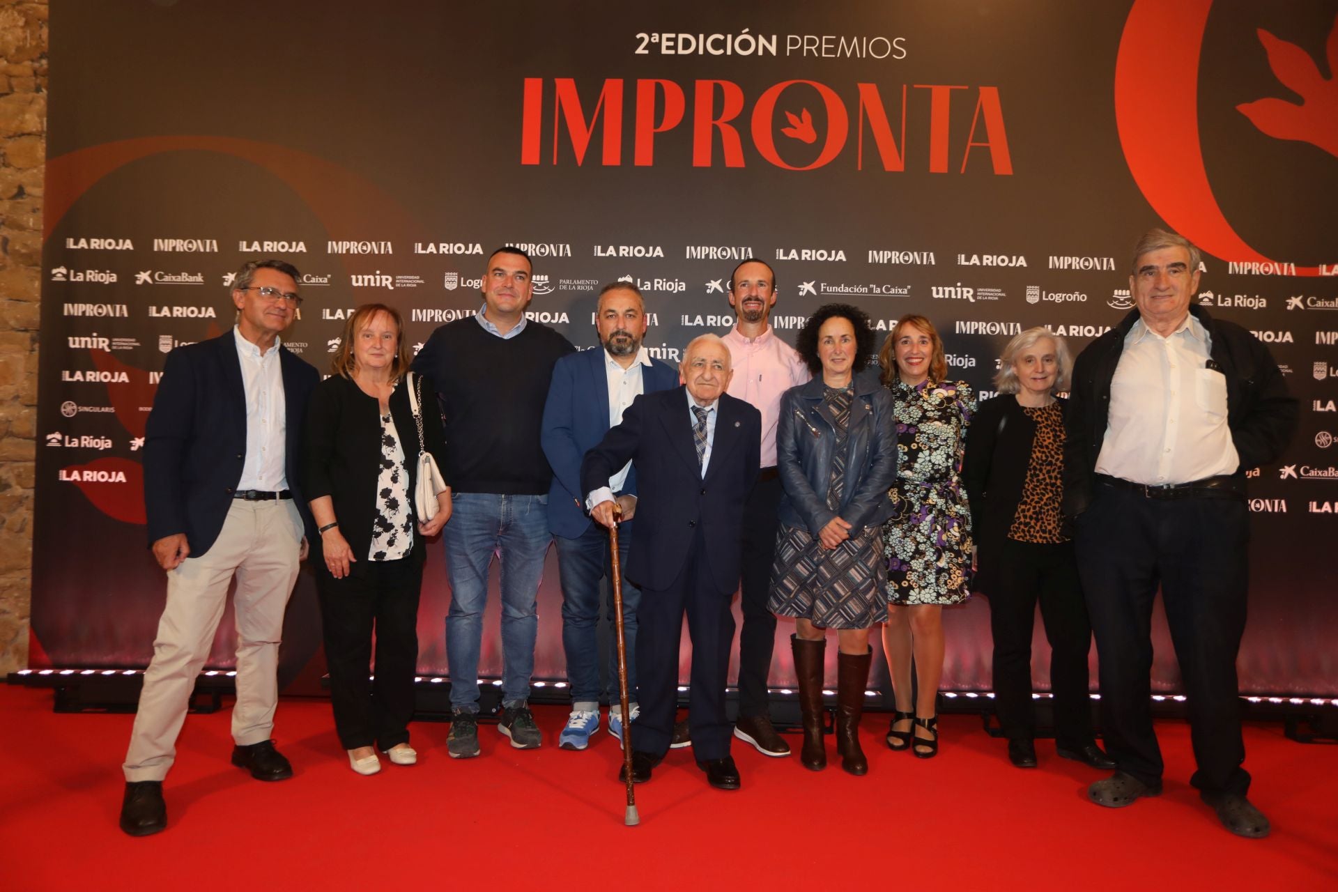 Las imágenes de los instantes previos a la gala de los Premios Impronta