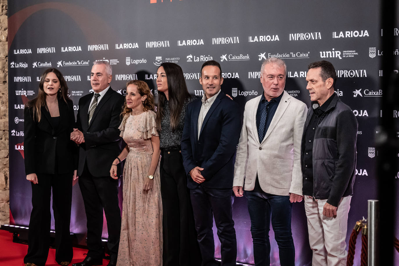 Las imágenes de los instantes previos a la gala de los Premios Impronta