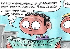 Los edificios enteros de pisos turísticos en Logroño, según Tris