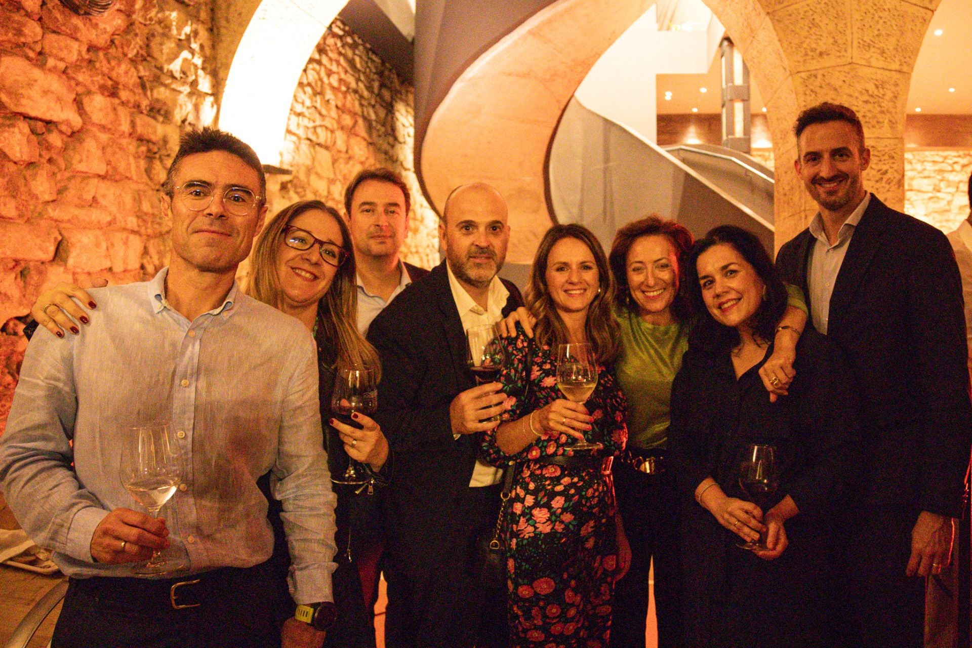 Alejandro Buzarra, Eunate Martínez, David López, David Ruiz de Gopegui, María Bozo, Natalia Rodríguez, Noemí Hernández y Arturo Lacalle.